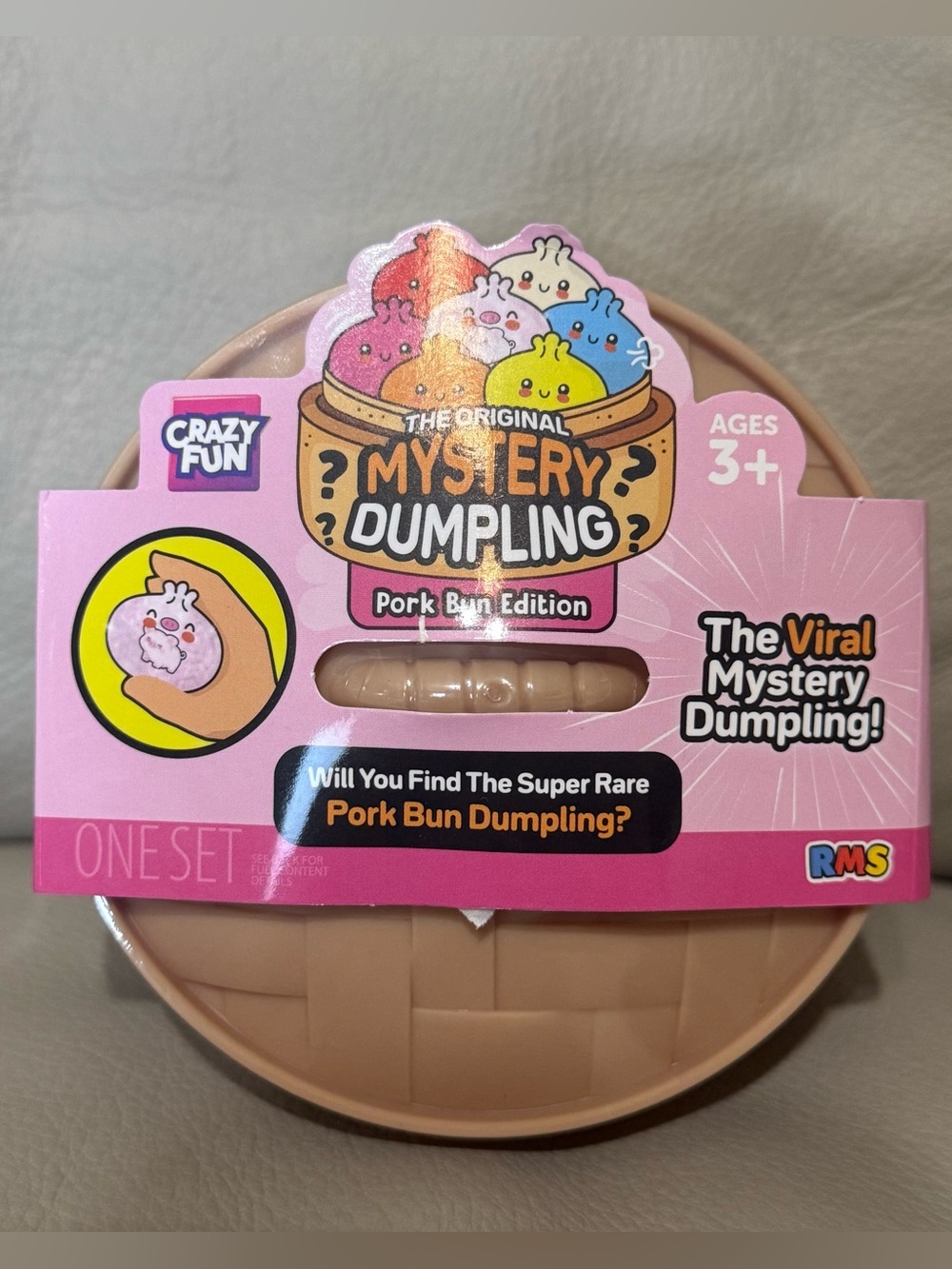 RMS Mystery Dumpling Pork Bun Edition Pink Glitter Pig NEW!